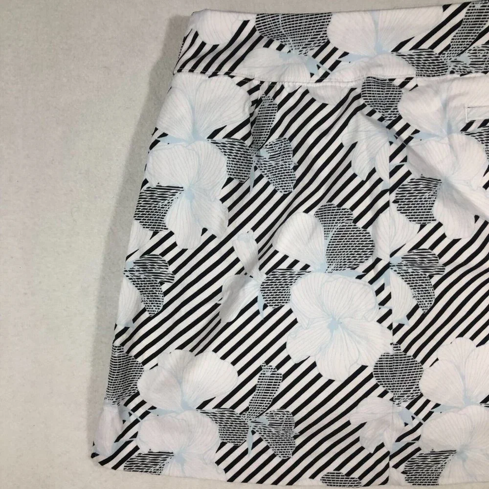 NEW Lady Hagen Women Missy 4 Empower Printed Skort Calm Blue Easy Shaper NWT $55